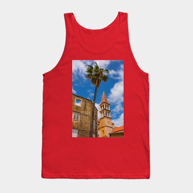 Buildings in Milna, Brac Island, Croatia Tank Top by jojobob